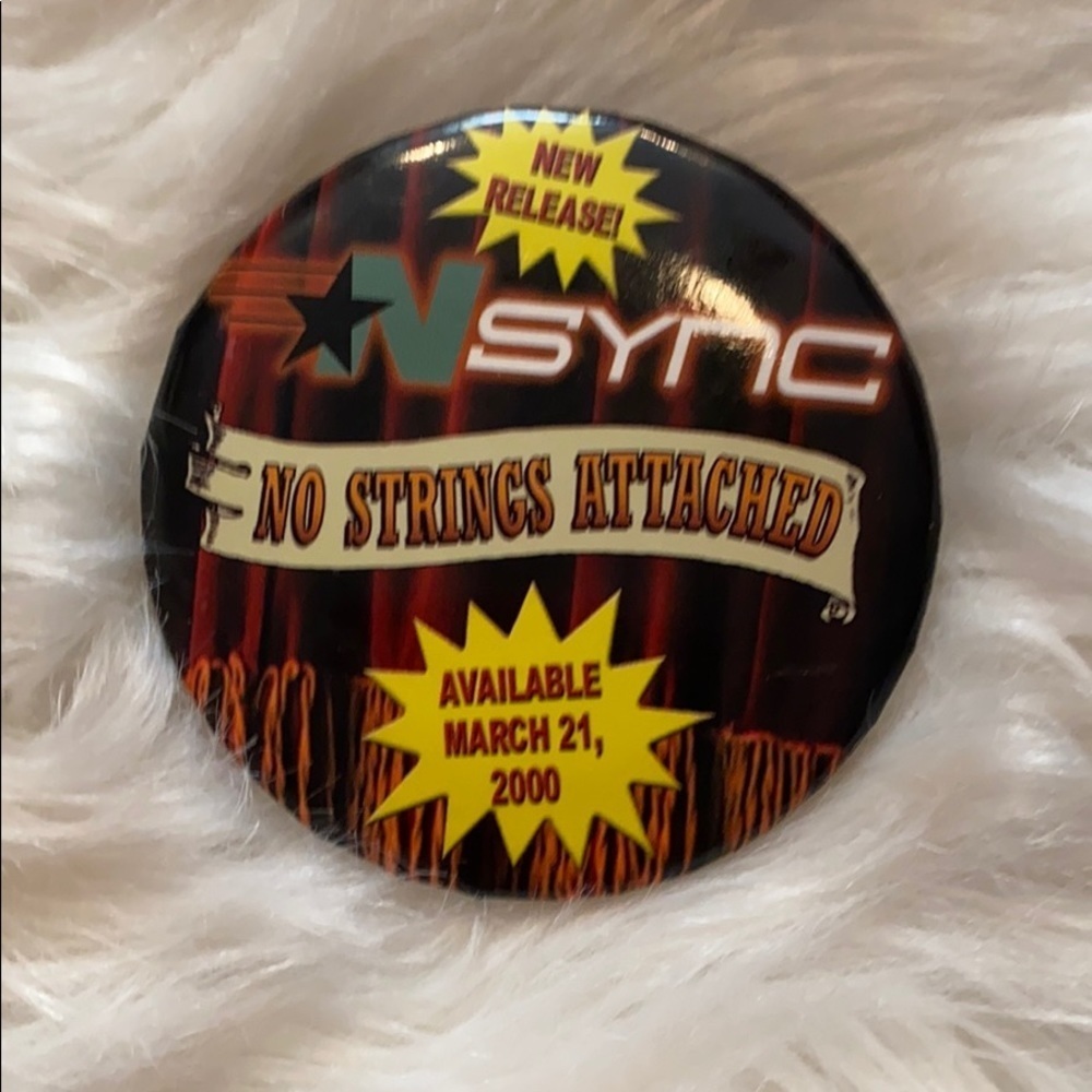 Vintage *NSYNC Brooch
